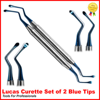 Lucas Bone Curette 3mm   Serrated Surgical Spoon Curette Periodontal Dental