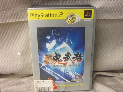 Onimusha Dawn of Dreams (Playstation 2) Complete Japan Import Works Great - Mint