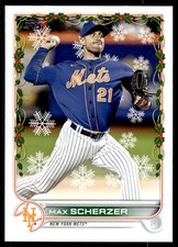 2022 Topps Holiday Max Scherzer New York Mets #HW161