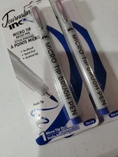 2 Counts Journaling Inc+ Metallic Blue Ink Brush Marker  NEW