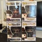 Funko Pop! Harry Potter #22 Hermione Granger #69 Ron Weasley #72 Sorting Hat Set