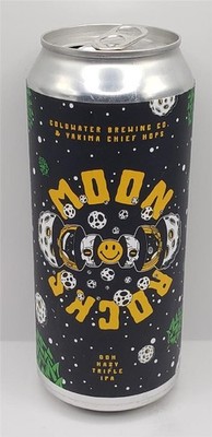 Craft Beer Can Goldwater Brewing Company Moon Rocks DDH Hazy Triple IPA Alien