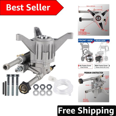 #ad Replacement Pressure Washer Pump 3400 PSI Max 2.5 GPM Built in Thermal Valve $113.04