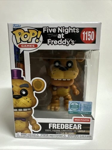 Funko Pop Five Nights at Freddy's Fredbear #1150 EE Exclusive LE 9500 IN HAND