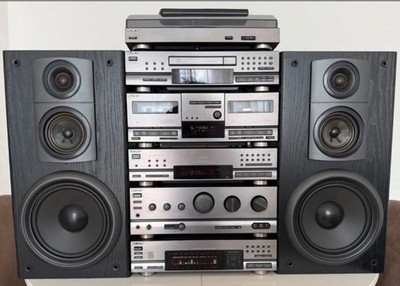Sony LBT-D905 HiFi-System Stereoanlage mit Lautsprechern, Doppelkassettendeck