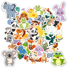50pcs Stickers Cute Animal Stickers Kids Stickers Toy DIY Stickers For Suitcase