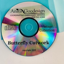 Anita Goodesign Butterfly Collection Embroidery Machine Designs 2009 CD