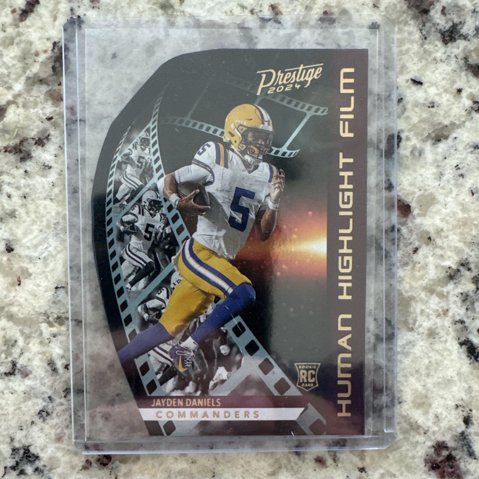 Jayden Daniels Panini Prestige Human Highlight Film #2 Base