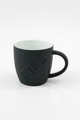 Fila Embossed Black Mug Matte Strength ,Collectors Choice,Gift For Him / Her