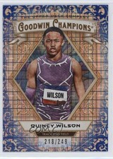2025 Upper Deck Goodwin Champions Blue Checkers 218/249 Quincy Wilson #44 0sb2