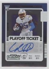 2021 Panini Contenders Rookie Playoff Ticket 59/99 Larry Rountree III Auto 0q21