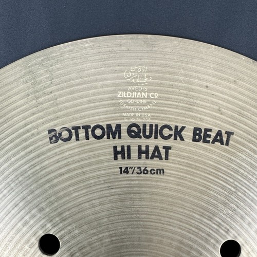 14” Avedis Zildjian Bottom Quick Beat HiHat Cymbal (Used) - Picture 2 of 5
