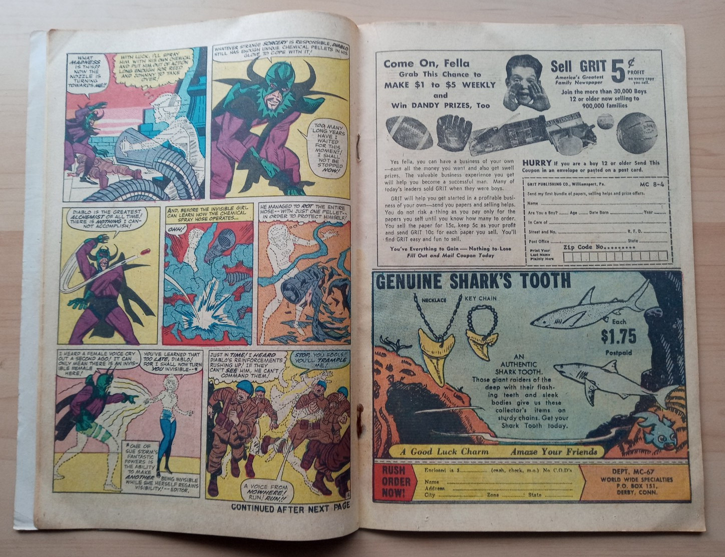 Fantastic Four #30 September 1964 Stan Lee Jack Kirby 1st Appearance Diablo