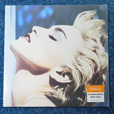#ad MADONNA SEALED TRUE BLUE 12#x27;#x27; BLUE VINYL SAINSBURY#x27;S UK 2016 LP Promo Hype $295.00