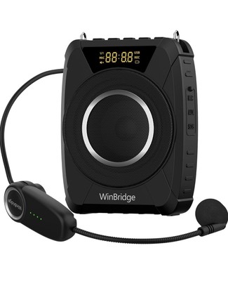 20W Bluetooth Voice Amplifier Wireless Microphone for Teachers, Portable 