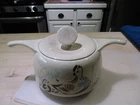 RED WING Pottery Bob White Quail Handled Casserole Dish With LID 2 quart