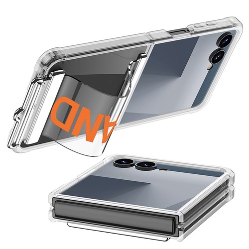 Clear Rugged Shockproof Hinge Cover Stand Case For Samsung Galaxy Z Flip6 5 7 - Picture 6 of 23