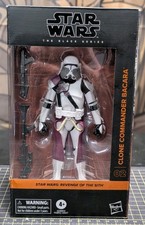 Star Wars  Revenge Of The Sith Black Series Clone Commander Bacara NIB SEALED