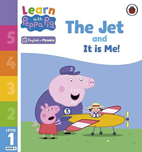 Learn with Peppa Phonics Level 1 Book 6 – The Jet and It is Me! (Phonics Reader) - Image 7