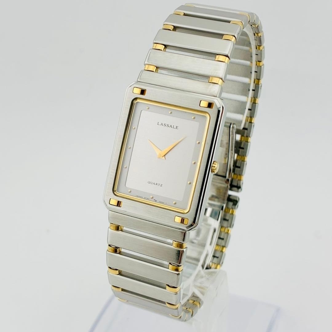 SEIKO LASSALE Rectangular Quartz Watch 2F50-5839 … - image 1