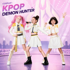 Girl DEMON HUNTER Cosplay Performance Costume Kpop Wave Superstar Zoey Mira Rumi