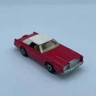 Matchbox Superfast No. 28 Lincoln Continental Mk V Lesney Red Diecast Car