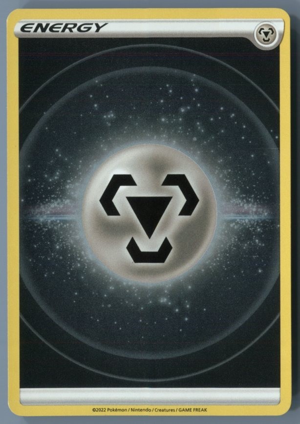 Pokémon TCG Metal Energy Sword and Shield Holo LP