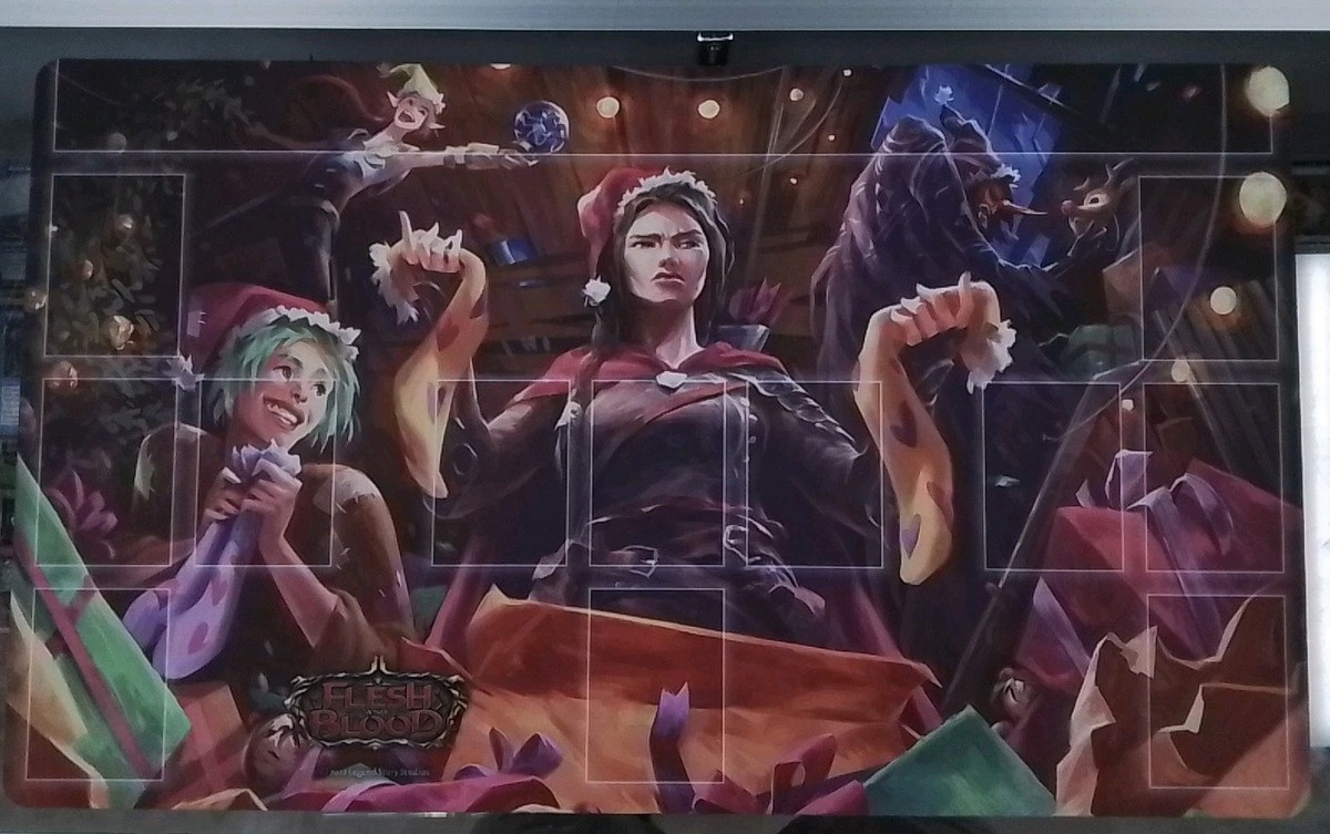Flesh and Blood Christmas Spirit プレイマット Flesh and Blood 2022 XMAS Present Playmat | eBay