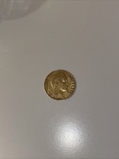 Moneta Oro 20 franchi 1856 Impero Francese Imperatore Napoleone III