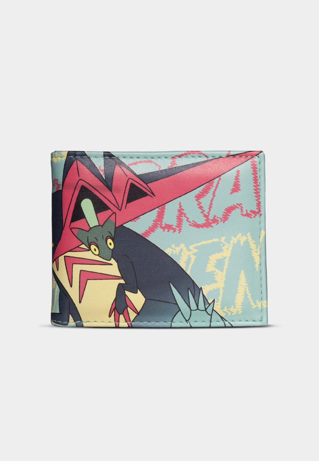 OFFICIAL NINTENDO POKEMON DRAGAPULT GRAFFITI PRINT BLUE  BI-FOLD WALLET