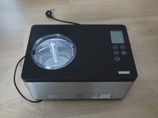 UNOLD 48845 Gusto Eismaschine - Edelstahl/Schwarz Neuwertig TOP