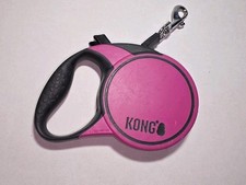 Used Dog Leash Sm PINK Kong Ultimate Retractable 16' 5 10 15 20 25 30 35 Lbs
