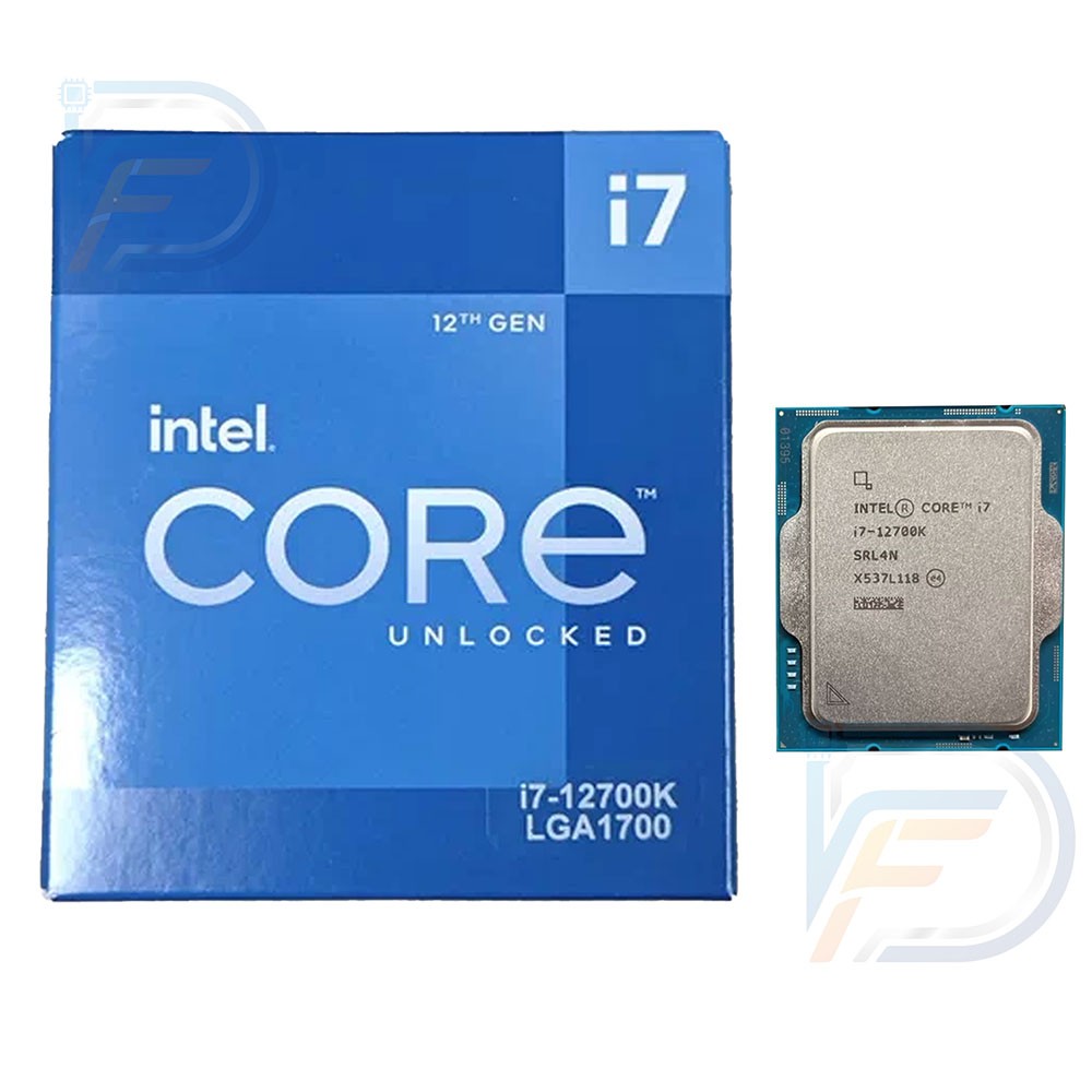 CPU Intel Core i7-12700K LGA1700 CPU Intel Core i7-12700K 12-Core 20-Thread 12th Gen Alder Lake LGA1700
