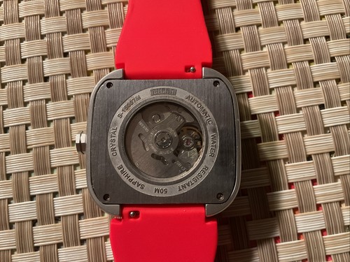 burei mens watch automatic skeleton face Japanese movement.. - Picture 2 of 4
