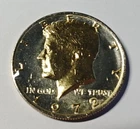 Danbury Mint JFK 1972 Silver and Gold Plated Half Dollar Authentic