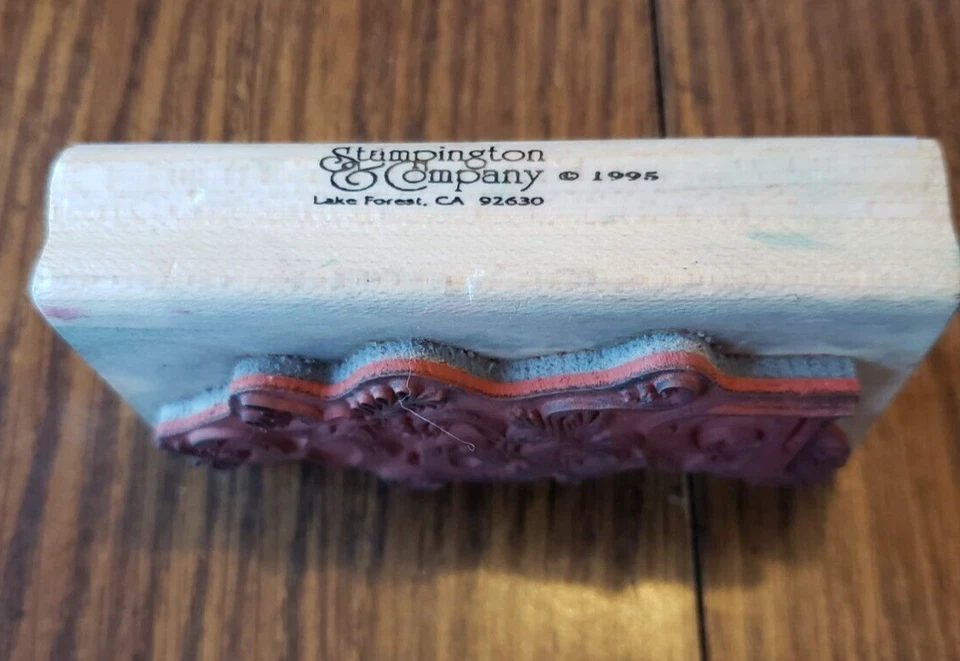 Резиновый штамп Stampington Company Vintage Script Peace с лентами и птицами - Изображение 4 из 4