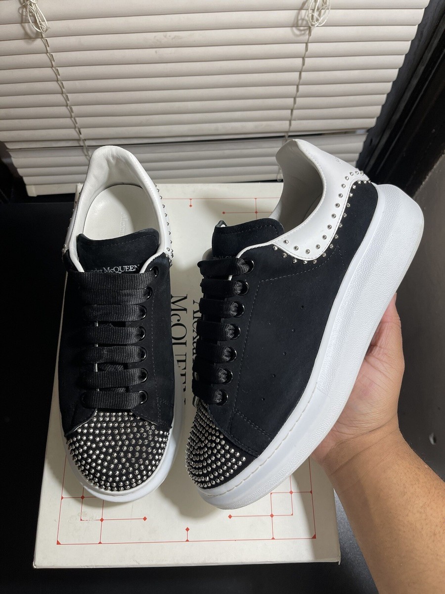 Alexander McQueen Oversized Sneaker SSENSE Exclusive Black Suede