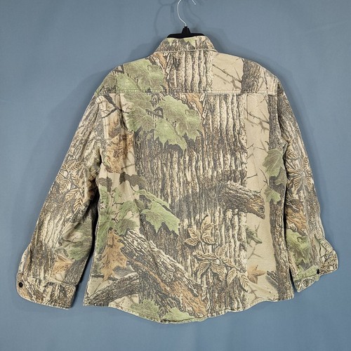 Rattlers Brand Men's Camo Button Up Flannel Shirt Jacket Multicolor Size L - Picture 5 of 8