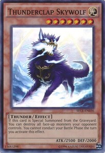 Thunderclap Skywolf - SECE-ENS08 - Super Rare - Limited Edition x3 - Near Mint