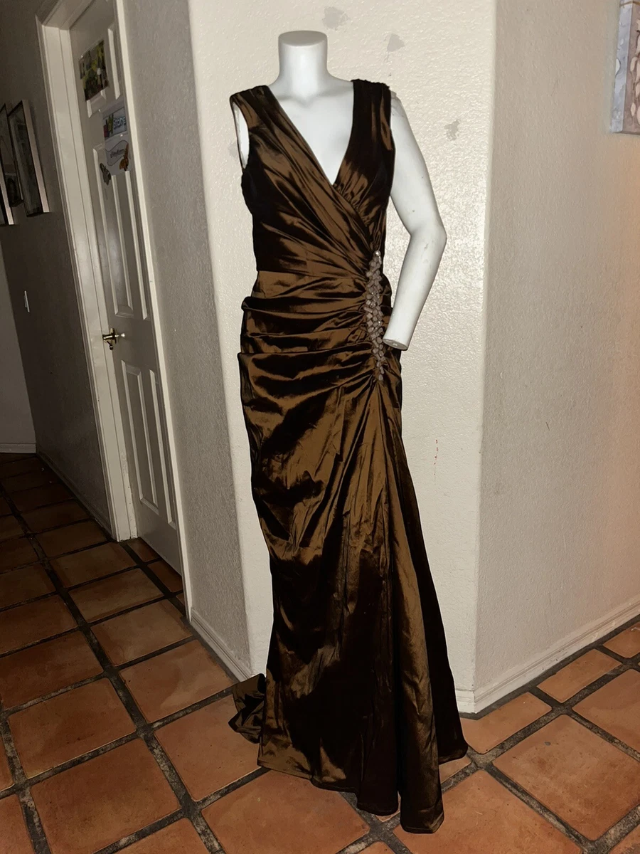 Bronze ball gown cheap