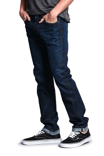 Men's Made in USA Straight Fit Denim Premium Selvedge Jeans Pants -M527SV-B1D7 - Picture 16 of 40