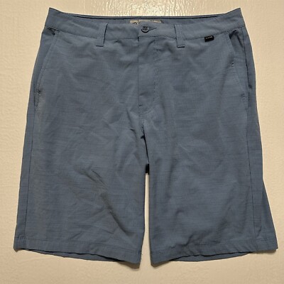 Travis Mathew 32 x 10'' All In Blue Proceed With Caution Performance Shorts