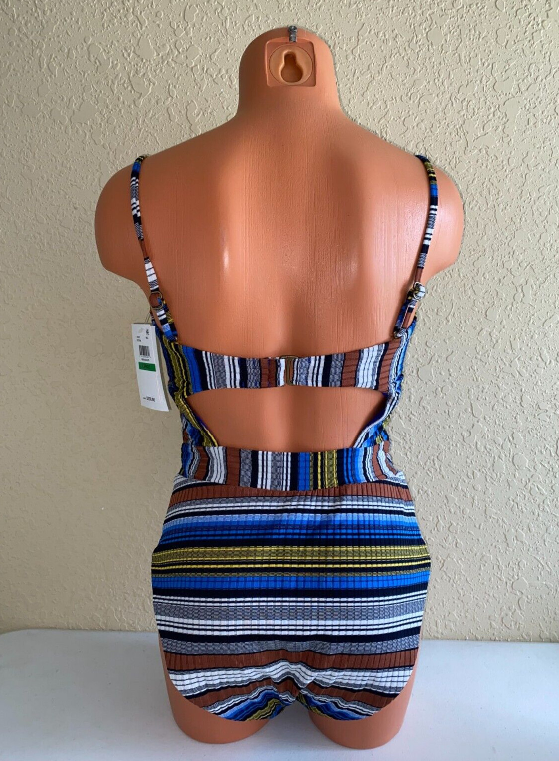 Becca Womens Babylon Ellie One-Piece Swimsuit In Multi Size Large image 2
