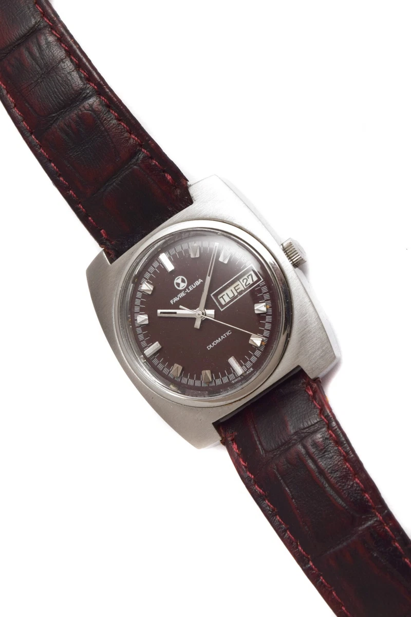 VINTAGE FAVRE LEUBA DUOMATIC AUTOMATIC SWISS MADE