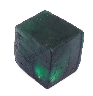 100 Carat Natural Green Emerald Cube Rough Dyed EGL Certified Loose Gems 5OSL