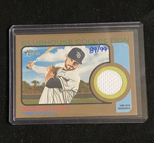 2022 Topps Heritage Clubhouse Collection Relics Gold #CCBL Brandon Lowe 89/99