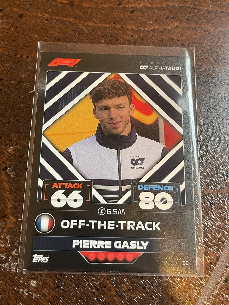 topps turbo attax 2022 rare cards 2022 Topps Turbo Attax Formula 1 — Pierre Gasly #60