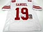 DEEBO SAMUEL SAN FRANCISCO 49ERS SIGNED CUSTOM WHITE STITCHED JERSEY JSA COA
