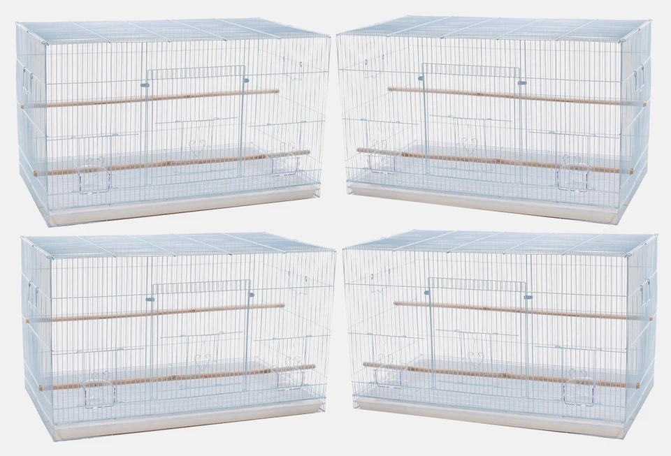 MCAGE 30" Large Lot of 4 Breeding Flight Canaries Parakeets Aviaries Finch Bird Cages