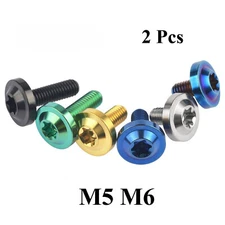 Titanium Bolts M5 M6 Truss Torx Screw M5x10-35mm M6x10 15 20 25 for Bike